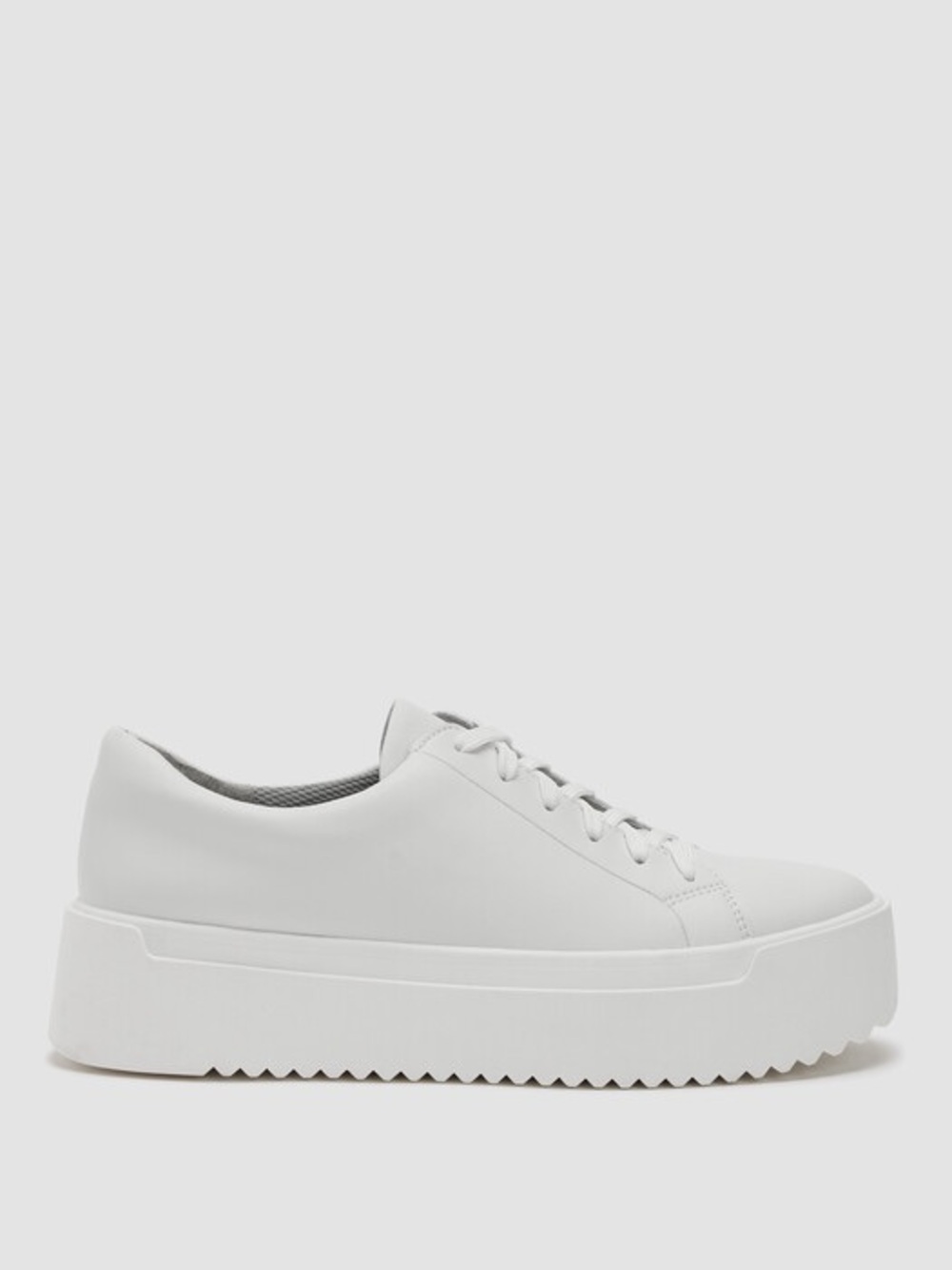 Eileen Fisher Monde White Platform Lace-Up Sneakers
